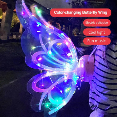 SparkleWings | Espectáculo de luces mágico - Disfraz de hada luminoso con música